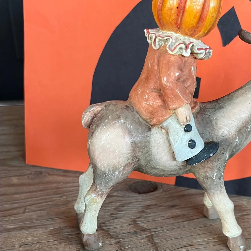 Bethany Lowe Halloween Pumpkin Rider Figurine - Picture 9 of 14